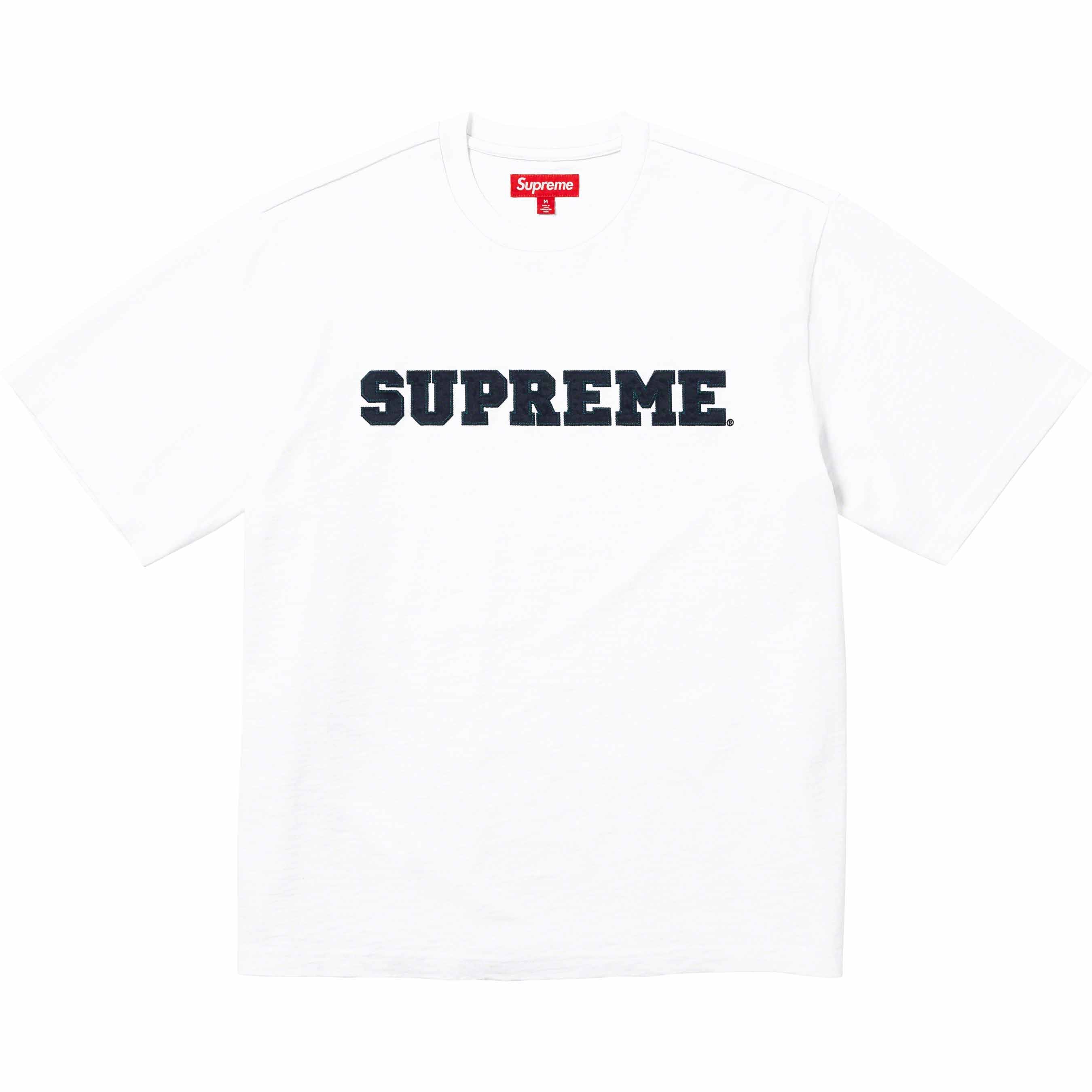 Supreme Collegiate SS Tee FW23 - White