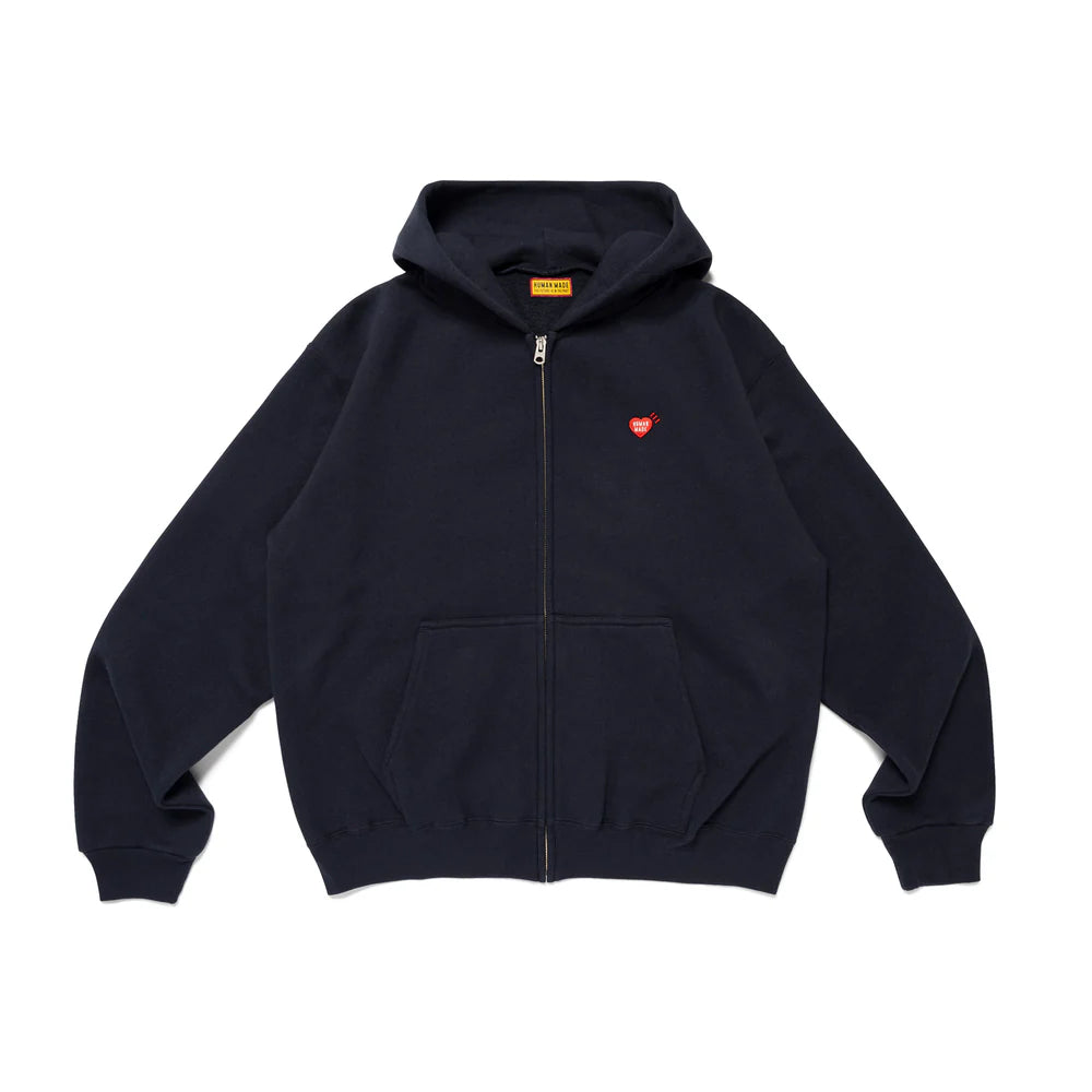 現貨 Human Made Classic Zip Up Sweat Hoodie - Navy / Black / Grey