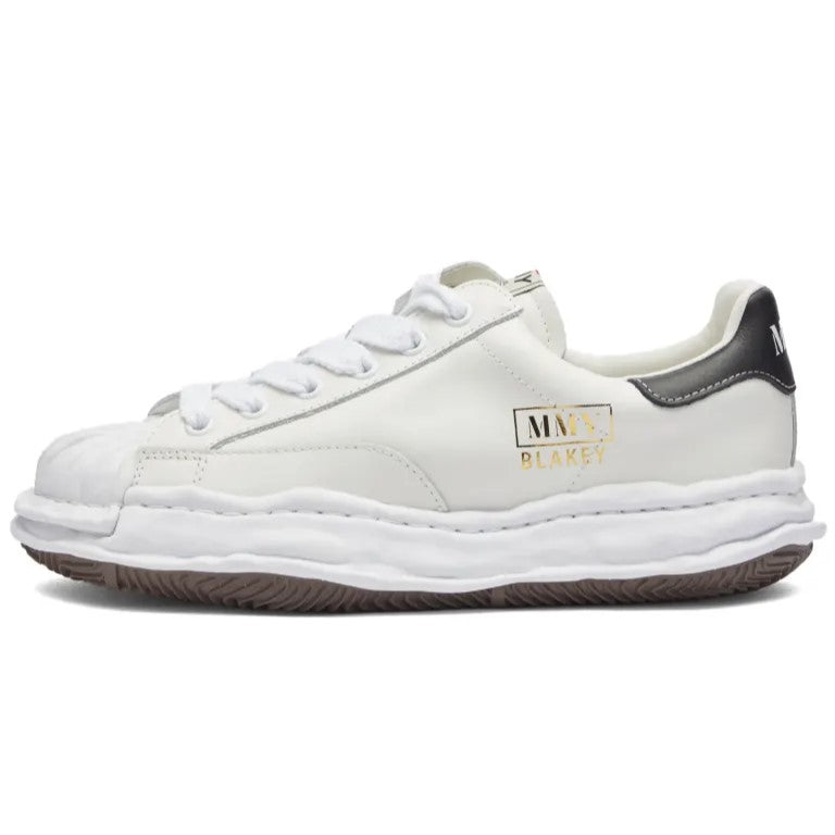 Maison Mihara Yasuhiro MMY "BLAKEY" OG Sole Leather Low Sneaker - White A06FW702