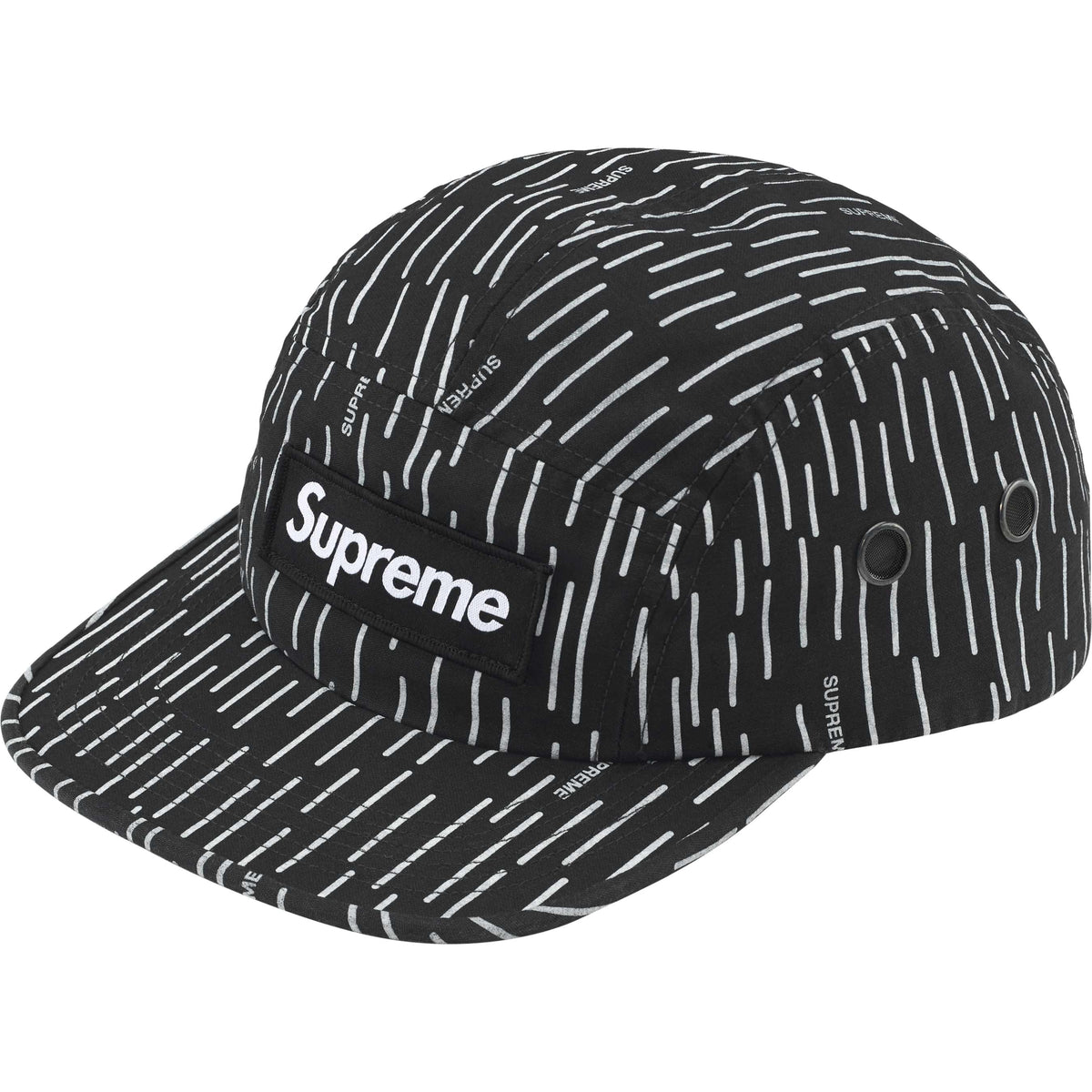 帽子 Supreme 24FW Military Camp Cap Black Supreme Military Camp Cap (FW24) - $48