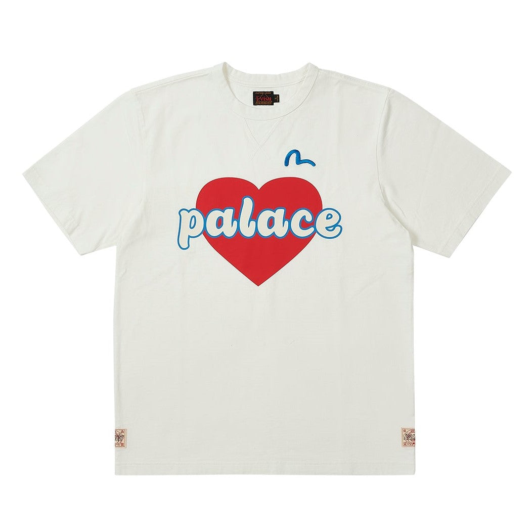 Palace x Evisu Heart T-shirt - White