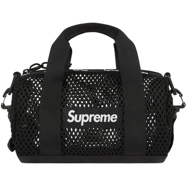 Supreme Mesh Mini Duffle Bag - Black