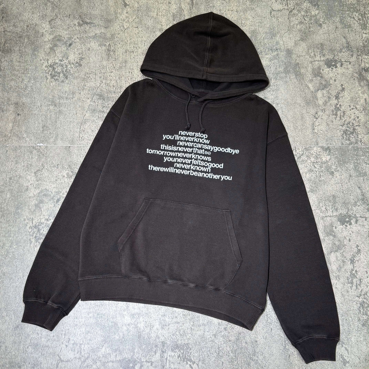 thisisneverthat x Fragment Design Hoodie - Off Black