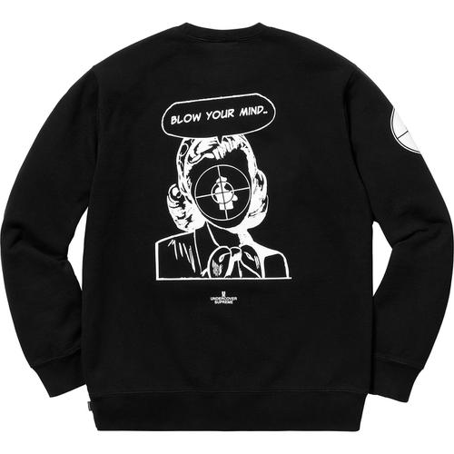 Supreme x Undercover x Public Enermy Crewneck - Black