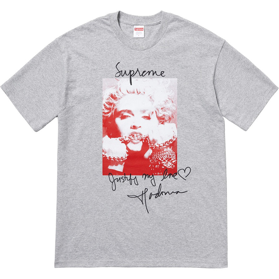 Supreme Madonna Tee - Heather Grey