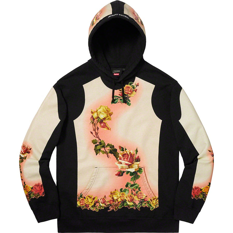 Supreme x Jean Paul Gaultier Floral Print Hooded Sweatshirt