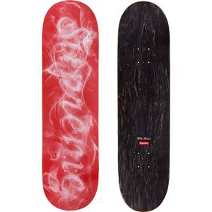 Supreme Smoke Skateboard - Red