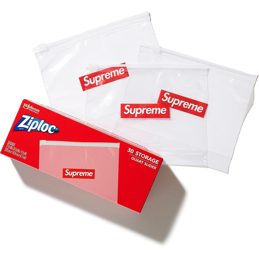 Supreme Supreme®/Ziploc® Bags (Box of 30) - Red