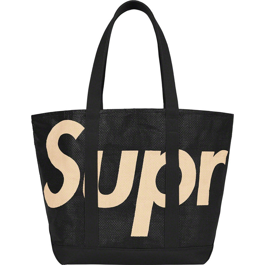 現貨 Supreme Raffia Tote - Black