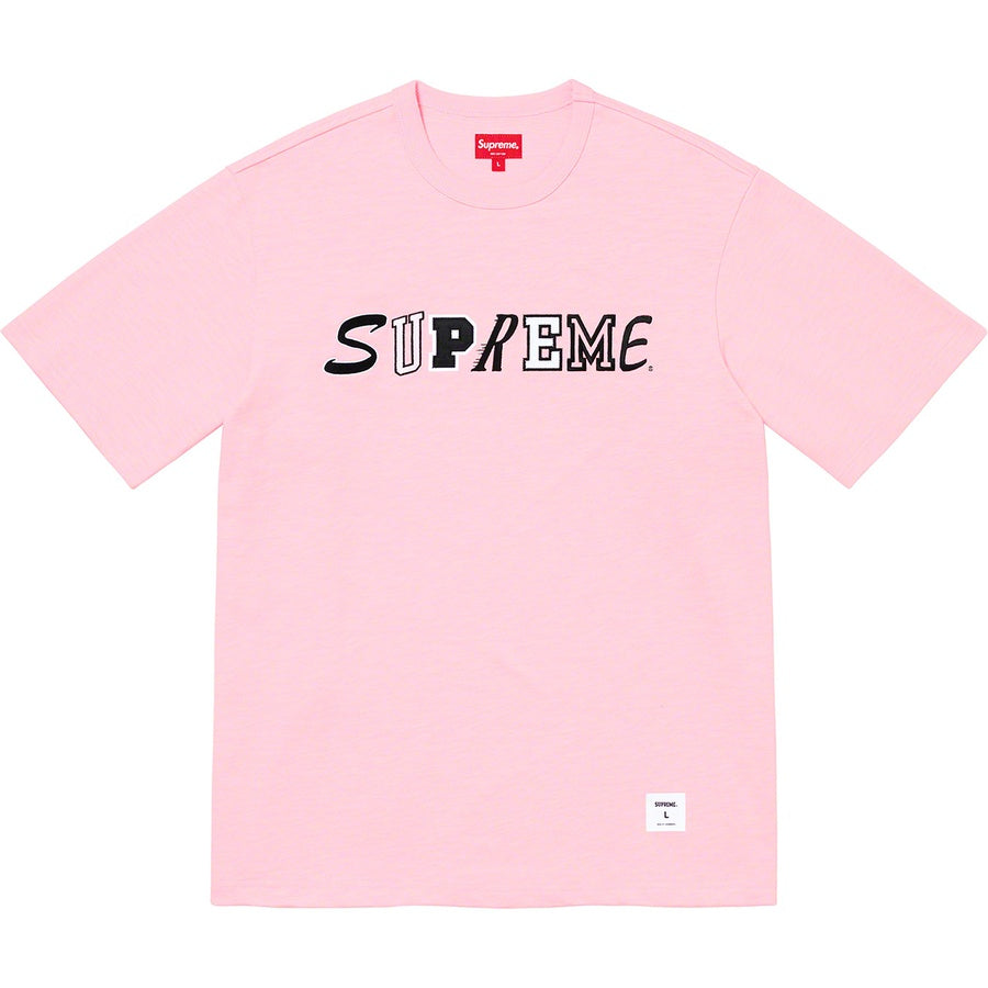 Supreme Collage Logo S/S Top - Pink