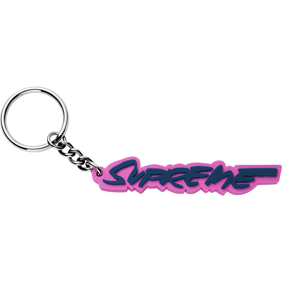 Supreme Futura Logo Keychain - Purple