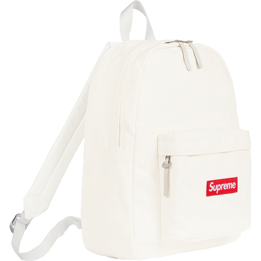 現貨 Supreme Canvas Backpack - White