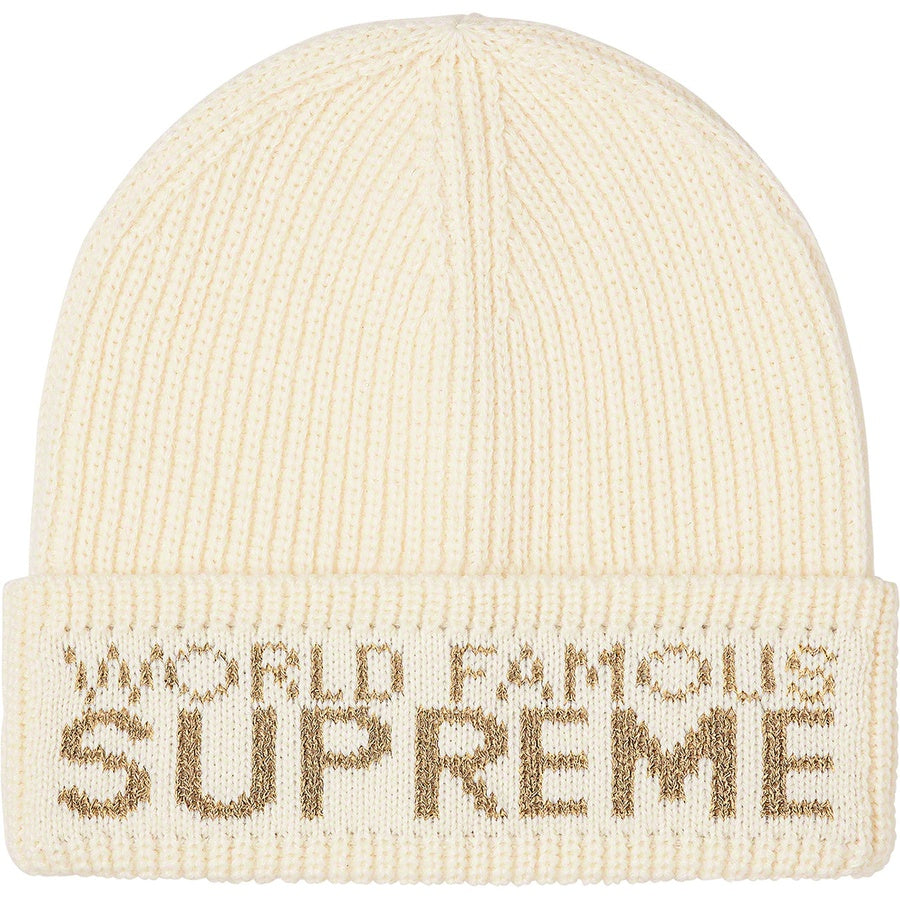 Supreme World Famous Beanie - Natural