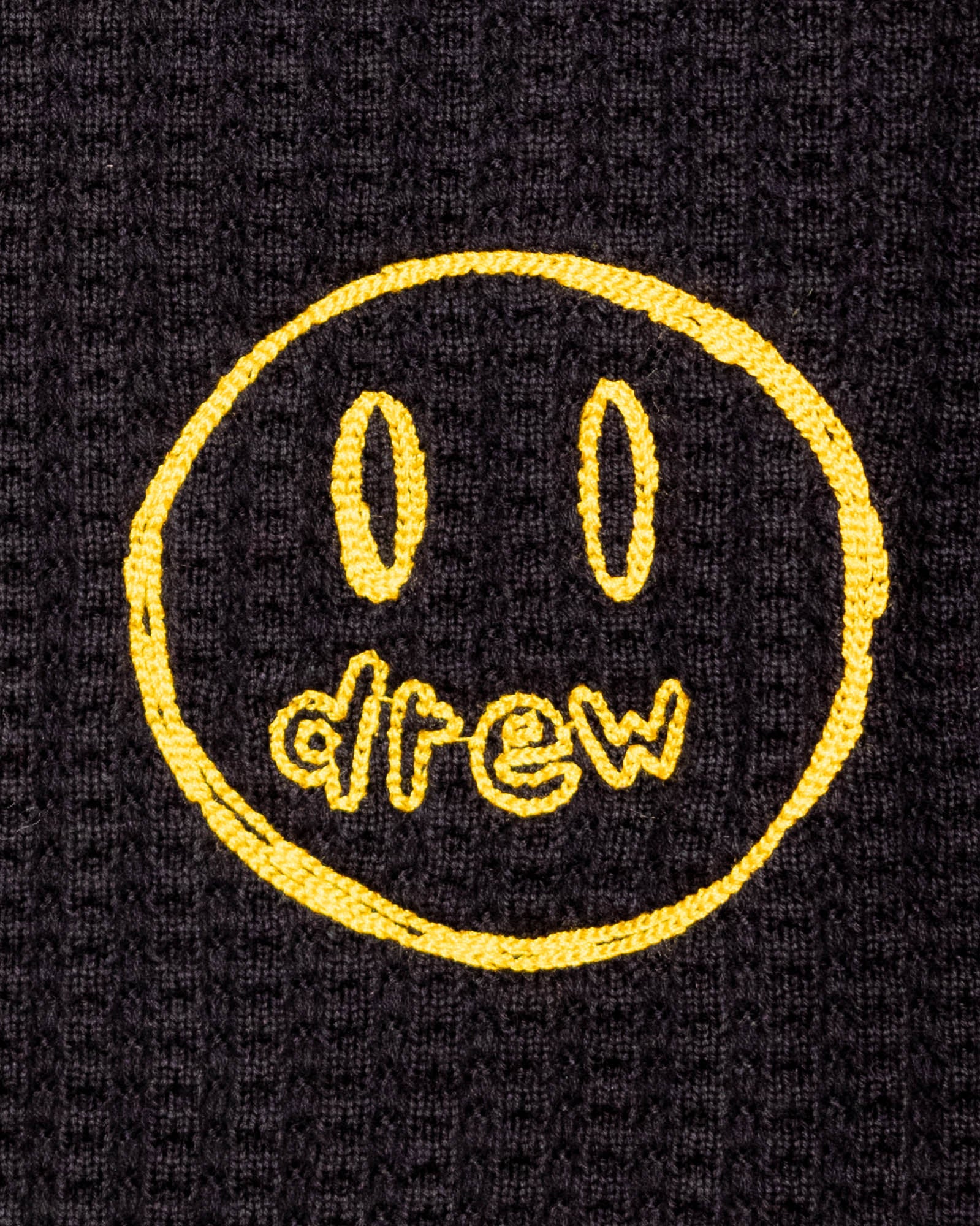 現貨 Drew House Mascot Waffle Sweater - Black