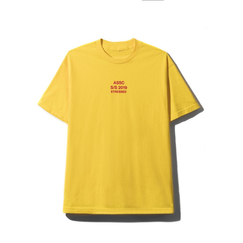 ASSC Stressed Tee - Yellow