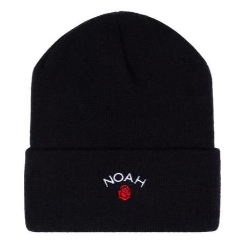 Noah Rose Logo Beanie - Black