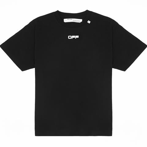 Off-White Wavy Line Logo S/S Over Tee - Black