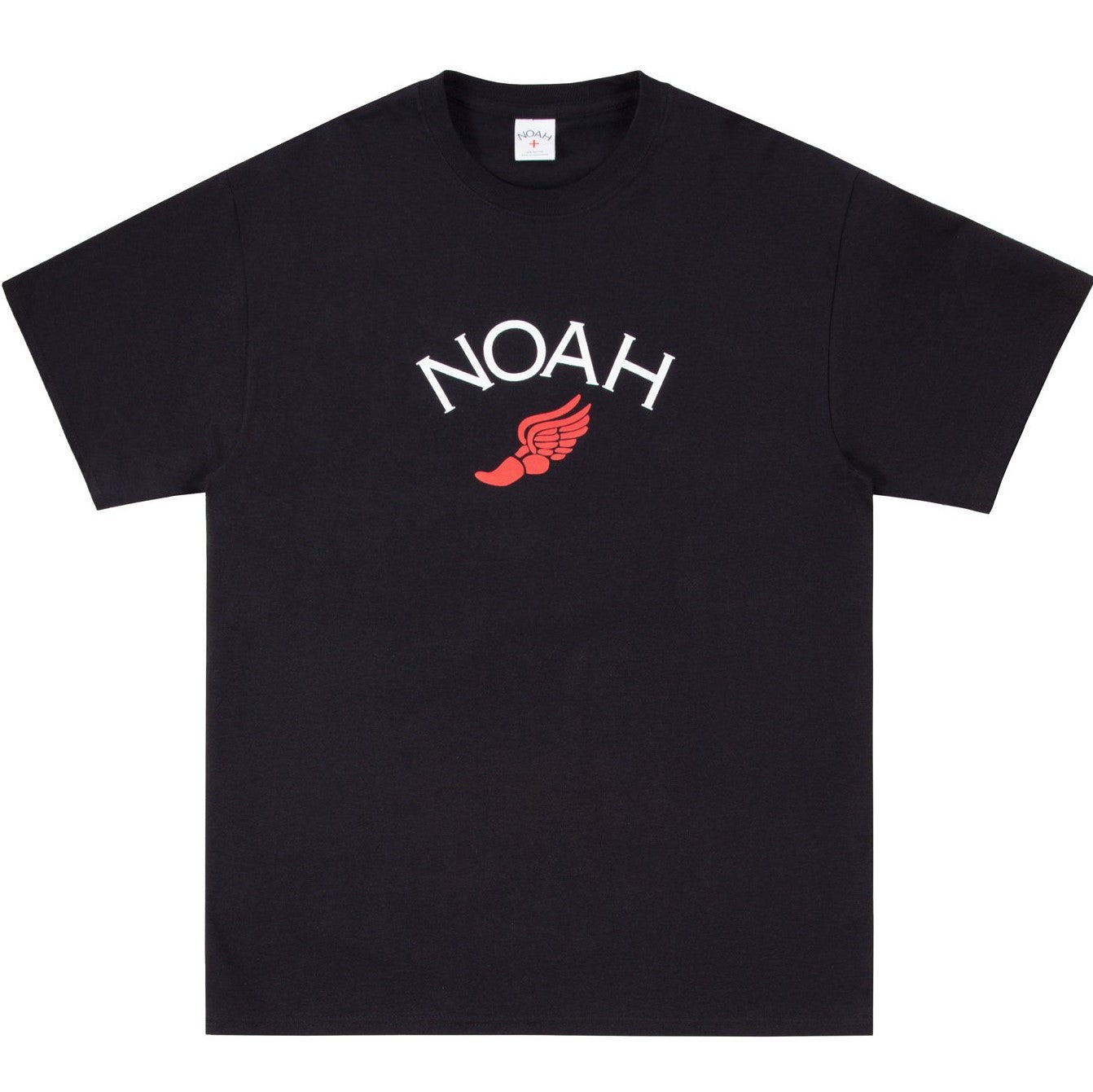 Noah Winged Foot Logo Tee - Black
