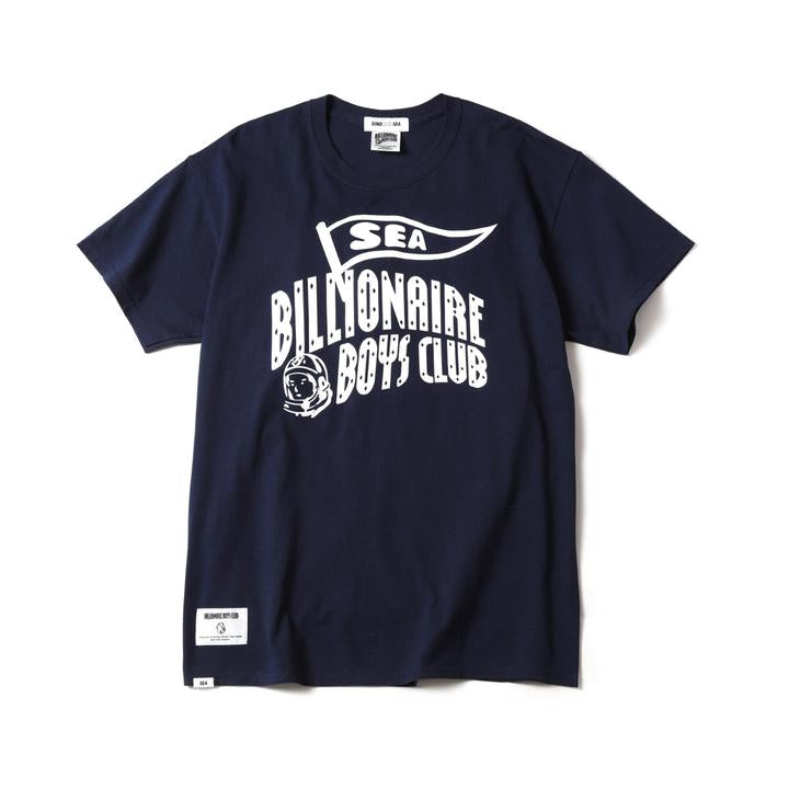 Wind And Sea x Billionaire Boys Club Flag Astronaut Tee - Navy