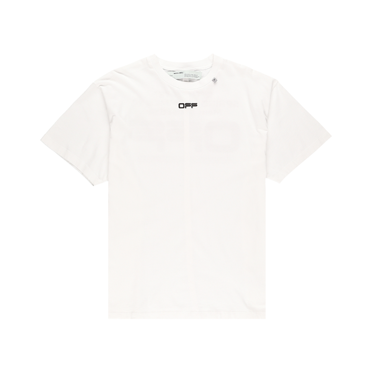 Off-White Wavy Line Logo S/S Over Tee - White