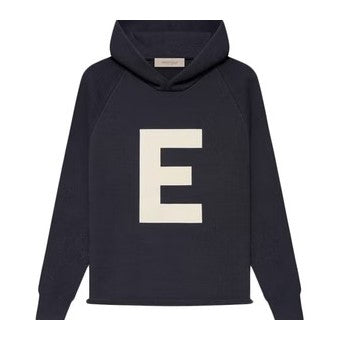 FOG Essentials Big E Knit Hoodie SS22  - Kid Iron