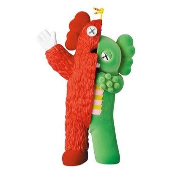 KAWS KACHAMUKKU Vinyl Figure Green/Red