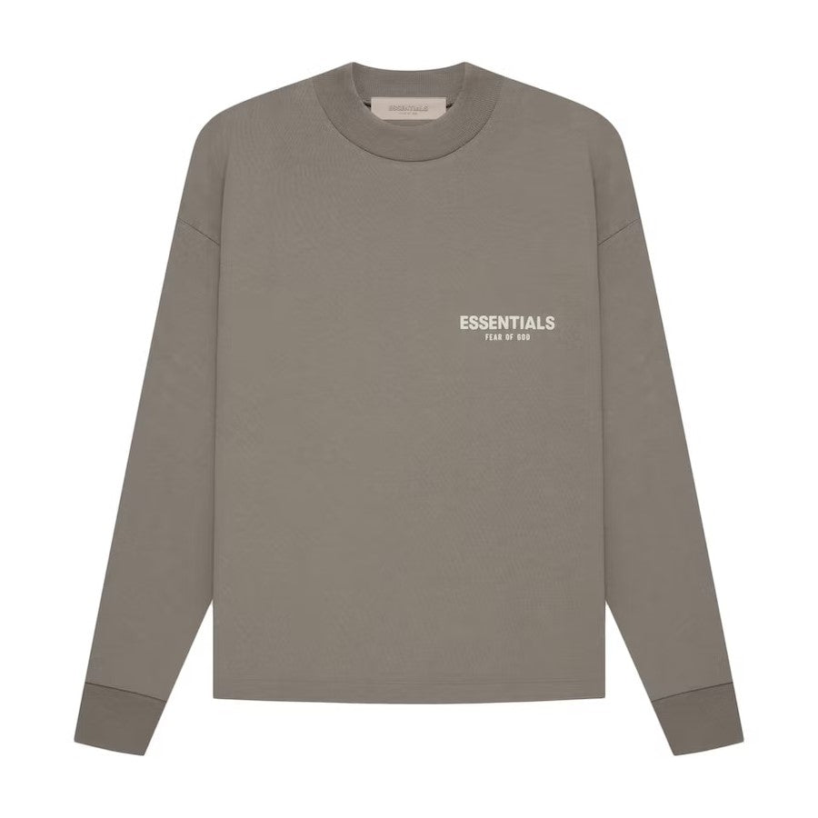 Fear of God Essentials Core Logo L/S Tee SS22 - Desert Taupe