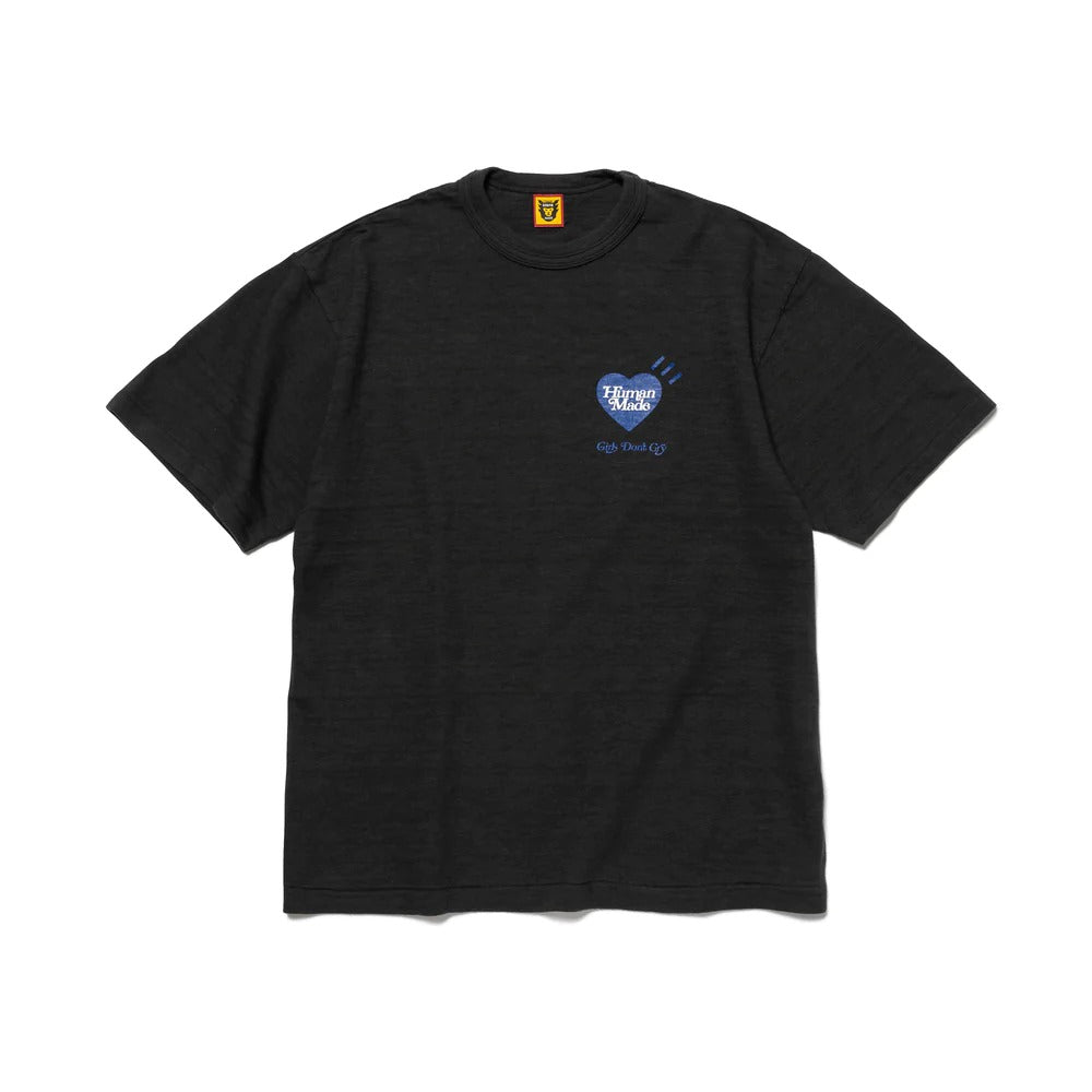 Girls Dont Cry x Human Made White Day Tee - Black