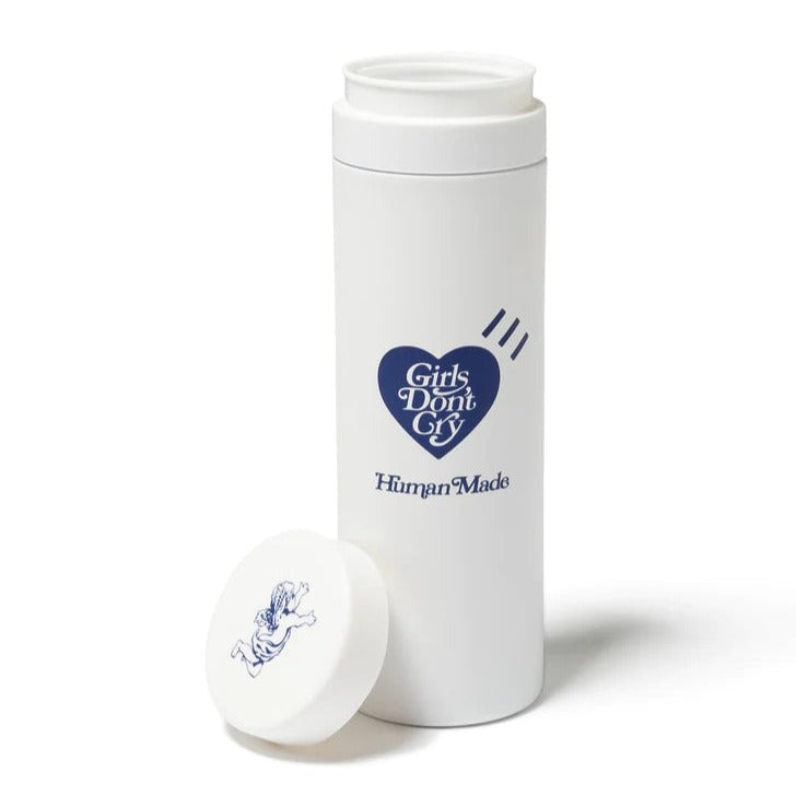 Girls Dont Cry x Human Made White Day Thermo Stainless 500ml Bottle