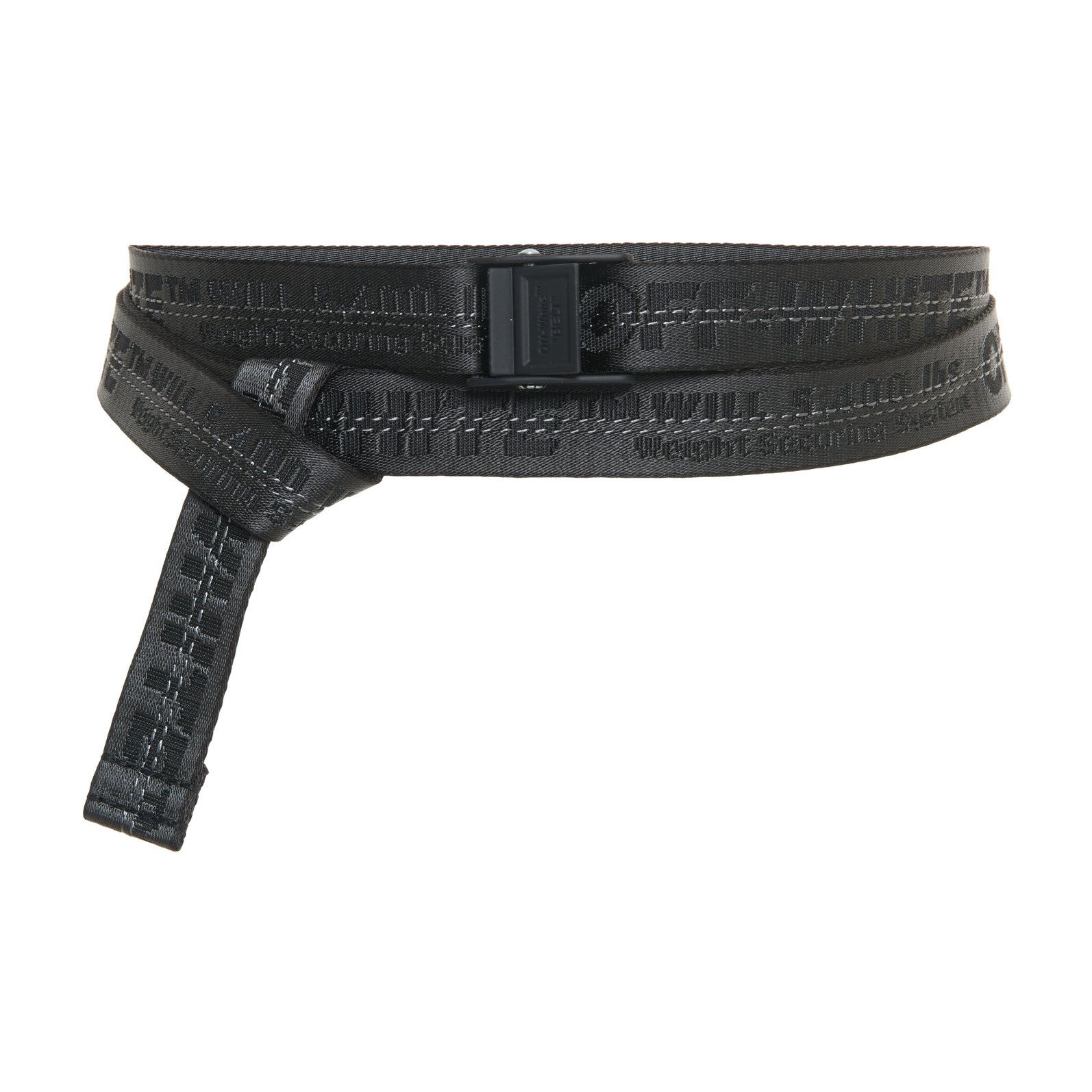 Off-White Carry Mini Industr Belt Short - Black