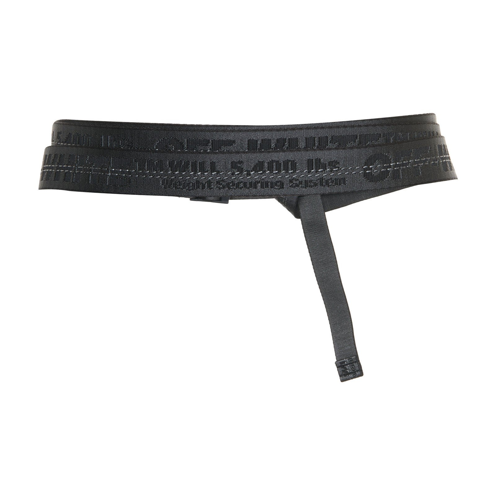 Off-White Carry Mini Industr Belt Short - Black